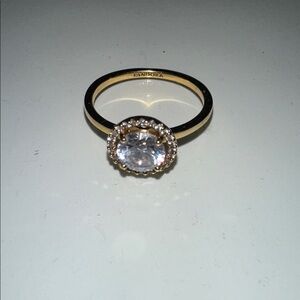 Pandora Gold and Silver Sparkle Ring